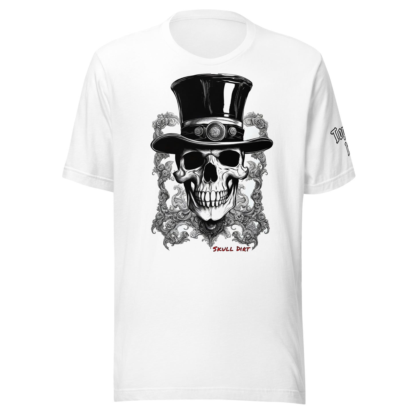 "Tophat Skull Unisex t-shirt TeeS WomA