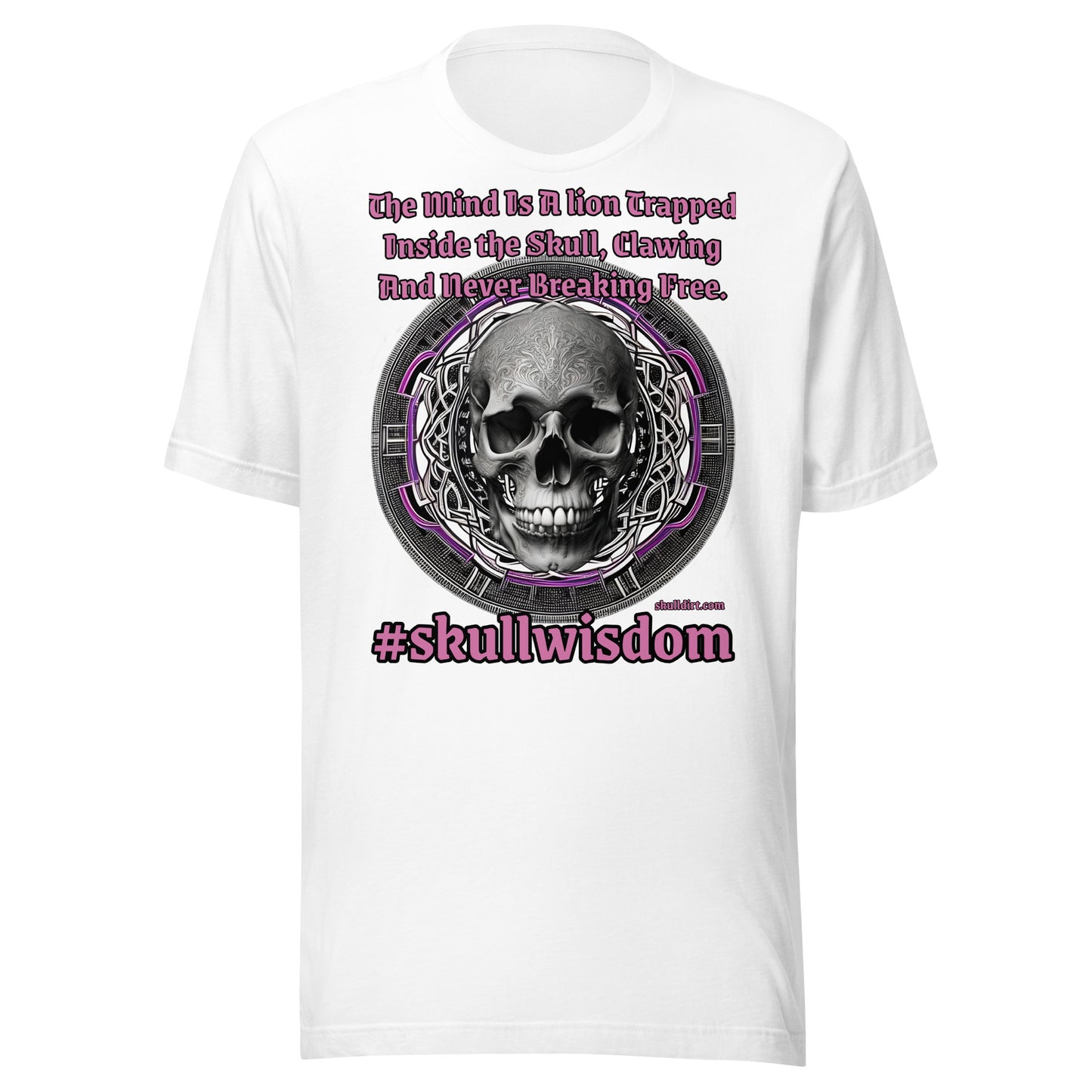 "Lion In The Skull" Unisex Skull Wisdom TeeS