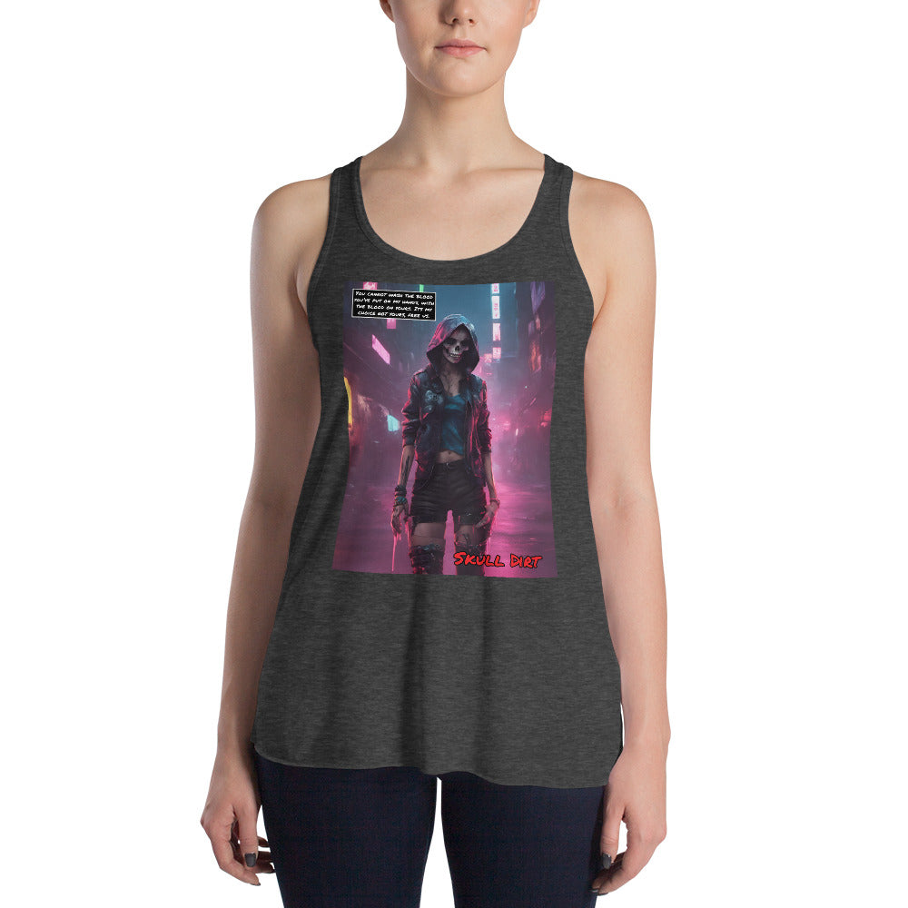 Women's Flowy Racerback Tank BloH WomA