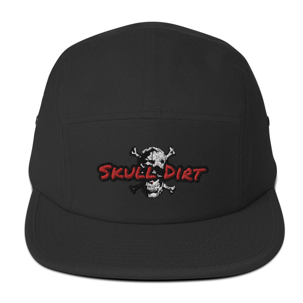 "Skull Dirt Crossbones" Five Panel Cap HatS