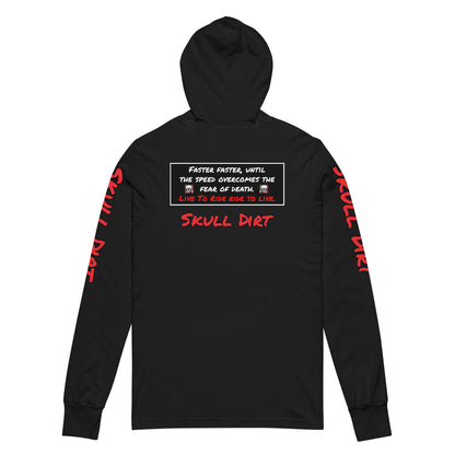 "Fear Of Death" Hooded long-sleeve tee FofD LonS
