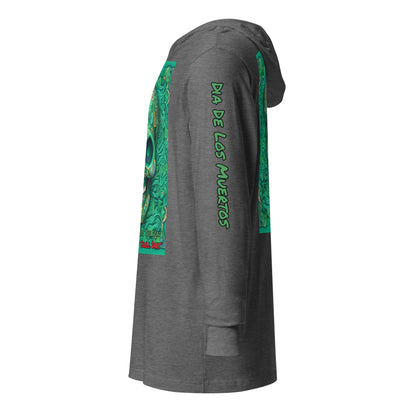"Look Into The Dead" Hooded long-sleeve tee LinD LonS