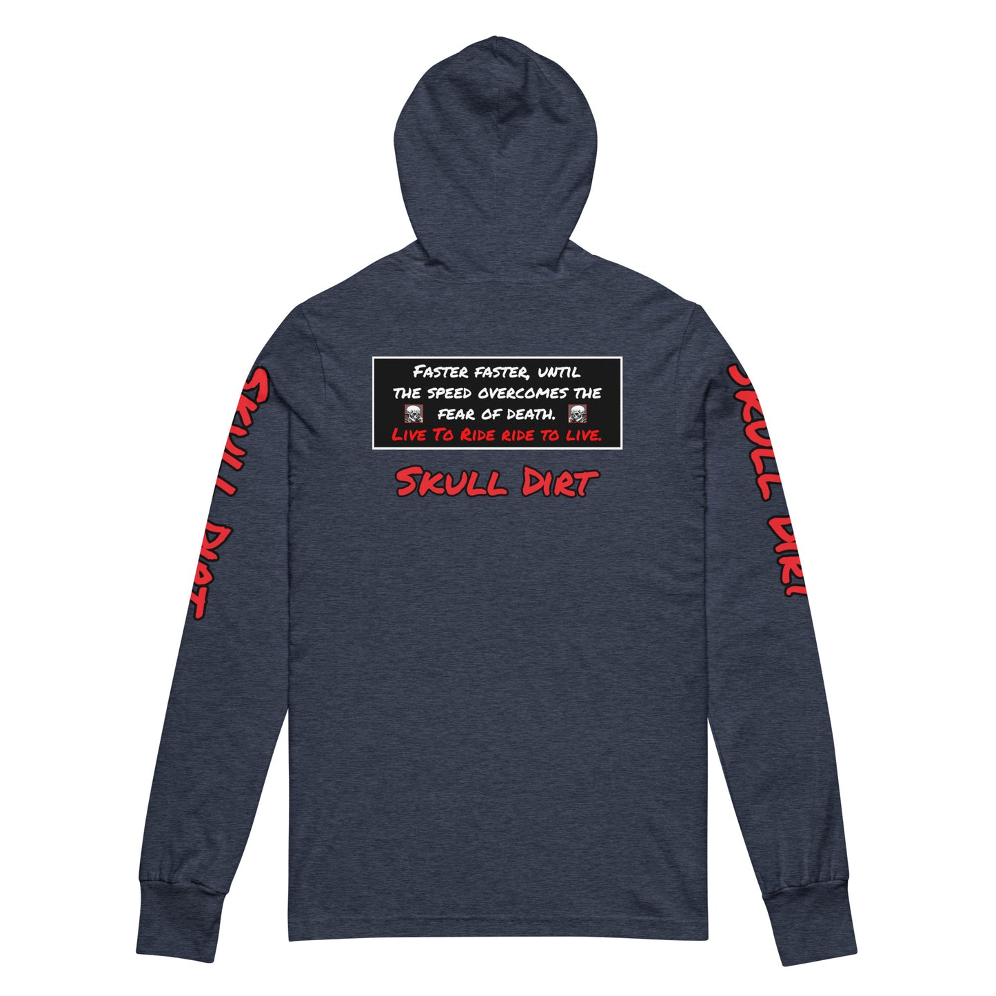 "Fear Of Death" Hooded long-sleeve tee FofD LonS