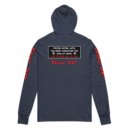 "Fear Of Death" Hooded long-sleeve tee FofD LonS